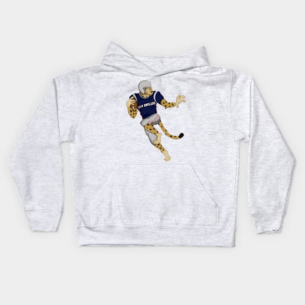 New England Football Kids Hoodie by WorldSportsCulture